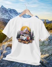 Tričko na turistiku a kempovanie 007