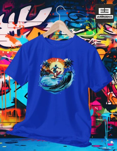 Surferské Dovolenkové Tričko 003