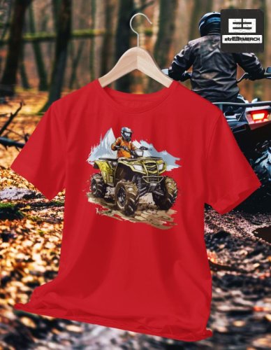 Triko s potiskem čtyřkolky POLARIS 003