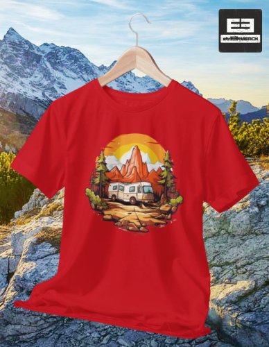 Tričko na turistiku a kempovanie 025