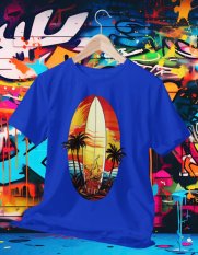 Surferské Dovolenkové Tričko 013