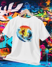 Surferské Dovolenkové Tričko 005