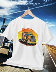 Tričko s potlačou kamiónu 036