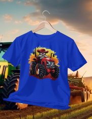 Tričko s potlačou traktora 028