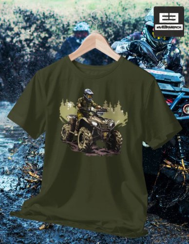 Triko s potiskem čtyřkolky 002
