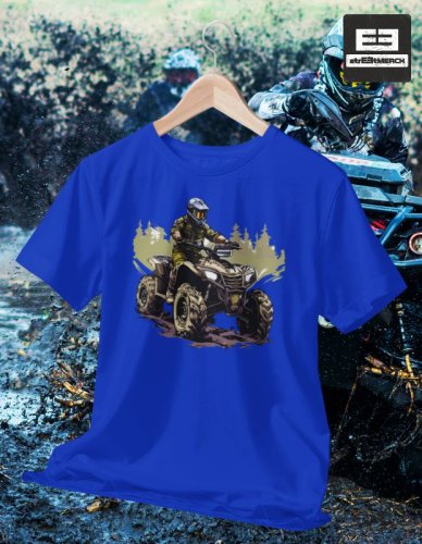 Triko s potiskem čtyřkolky 002