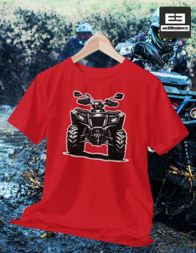 Tričko s potlačou štvorkolky  004