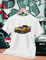 Tričko s potlačou športového auta 020