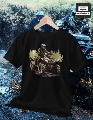 Triko s potiskem čtyřkolky 002