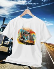 Tričko s potlačou kamiónu 016
