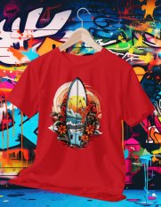 Surferské Dovolenkové Tričko 012