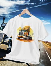 Tričko s potlačou kamiónu 024