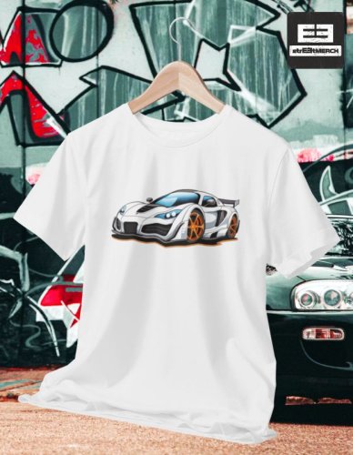 Autíčkářské tričko 027 - Strih: PÁNSKE, Farba: Čierna, Veľkosť: S