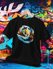 Surferské Dovolenkové Tričko 002