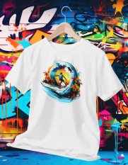 Surferské Dovolenkové Tričko 002