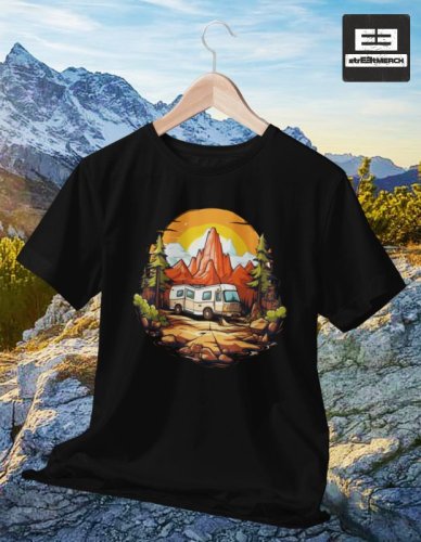 Tričko na turistiku a kempovanie 025