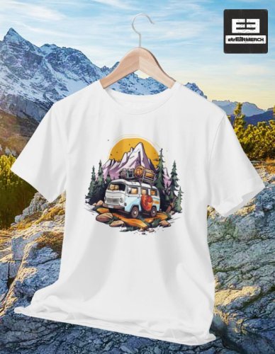 Tričko na turistiku a kempovanie 007