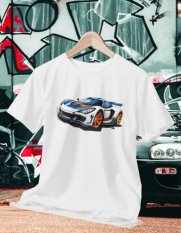 Tričko s potlačou športového auta 024