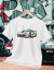 Autíčkářské tričko 027 - Strih: PÁNSKE, Farba: Biela, Veľkosť: S