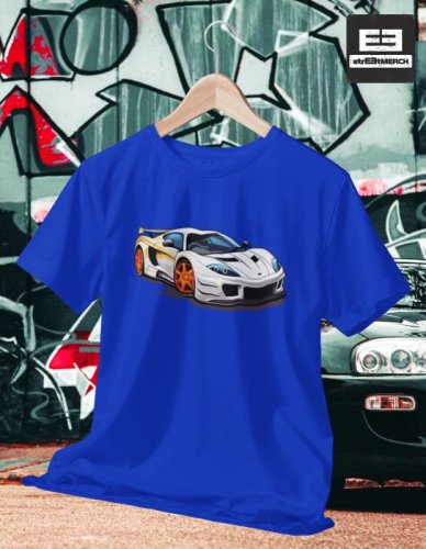 Autíčkářské tričko 023 - Strih: DETSKÉ, Farba: Červená, Veľkosť: 12/14 roky - 152/164cm