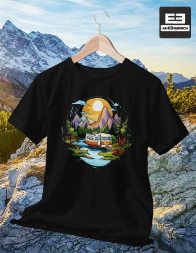 Tričko na turistiku a kempovanie 019