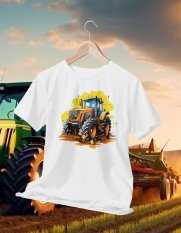 Tričko s potlačou traktora 010