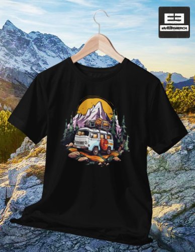 Tričko na turistiku a kempovanie 007