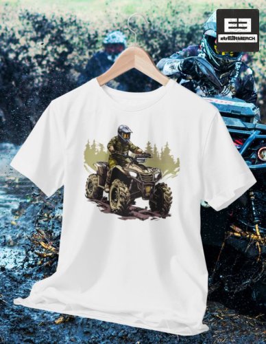 Tričko s potlačou štvorkolky  002