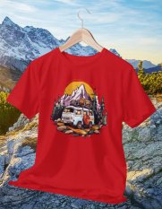 Tričko na turistiku a kempovanie 007