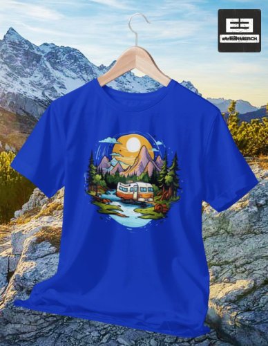 Tričko na turistiku a kempovanie 019