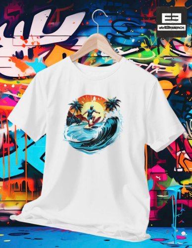 Surferské Dovolenkové Tričko 003