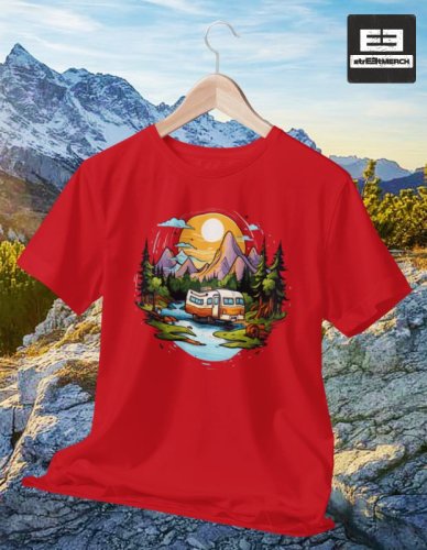 Tričko na turistiku a kempovanie 019