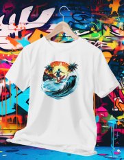 Surferské Dovolenkové Tričko 003