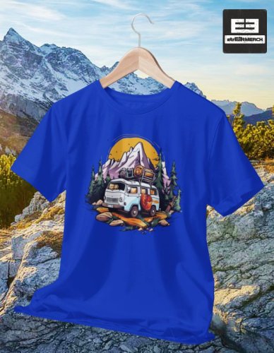 Tričko na turistiku a kempovanie 007