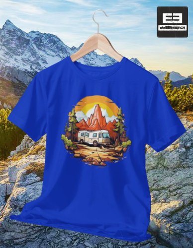 Tričko na turistiku a kempovanie 025