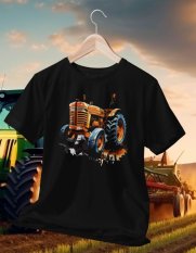 Tričko s potlačou traktora 013